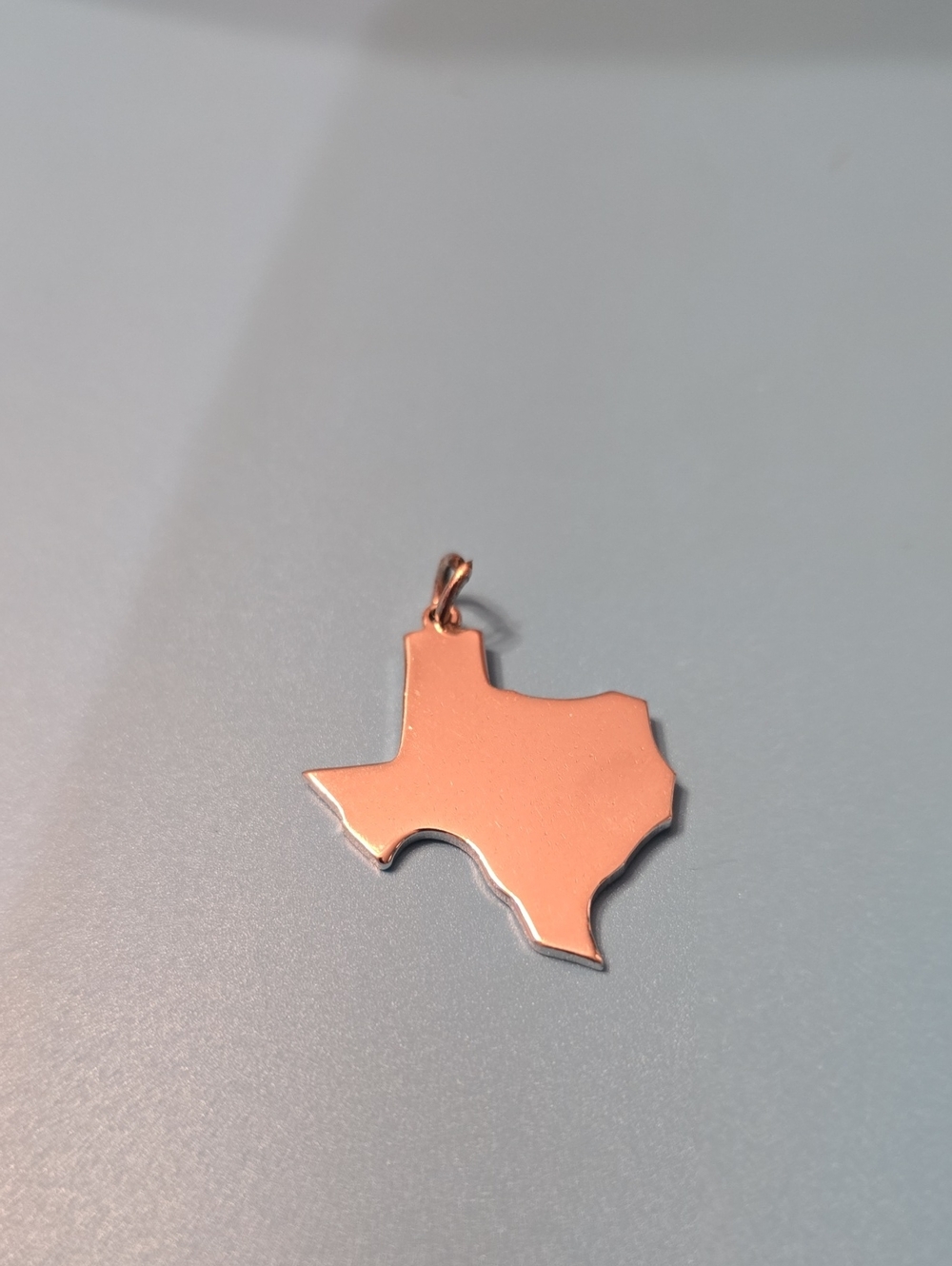 Texas State Pendant Charm, Sterling Silver
